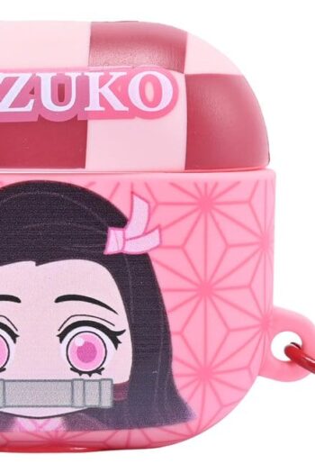 Demon Slayer 3D Foam Airpods Case Bag Clip Nezuko Display (12)