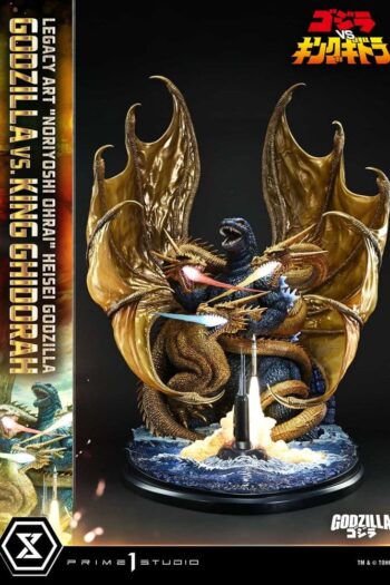 Godzilla Legacy Art "Noriyoshi Ohrai" Statue Heisei Godzilla Godzilla vs. King Ghidorah Bonus Version 82 cm