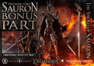 Lord of the Rings Museum Masterline Series Statue 1/3 The Dark Lord Sauron Bonus Version 117 cm by Prime 1 Studio - immagine 3
