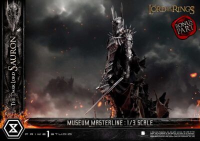 Lord of the Rings Museum Masterline Series Statue 1/3 The Dark Lord Sauron Bonus Version 117 cm by Prime 1 Studio - immagine 5