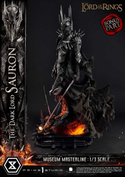 Lord of the Rings Museum Masterline Series Statue 1/3 The Dark Lord Sauron Bonus Version 117 cm by Prime 1 Studio - immagine 8