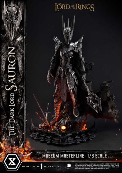 Lord of the Rings Museum Masterline Series Statue 1/3 The Dark Lord Sauron Bonus Version 117 cm by Prime 1 Studio - immagine 13