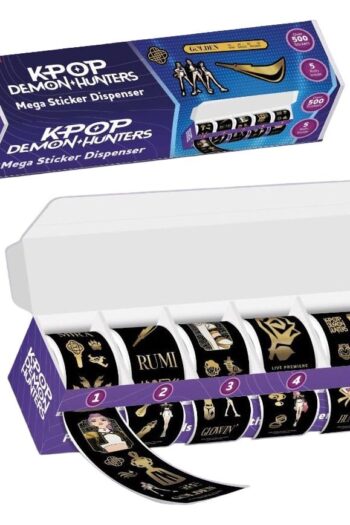 KPop Demon Hunters Sticker Dispenser Golden