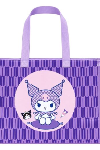 Sanrio PVC Shopping Bag Kuromi Japanese 49 x 36 x 10 cm