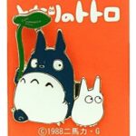 My Neighbor Totoro Pin Small and Middle Totoro with leaf