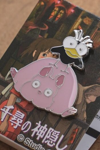 Spirited Away Pin Fly Bird and Boh Mouse