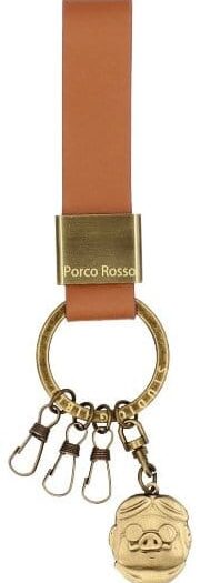 Porco Rosso Leather-Keychain Marco