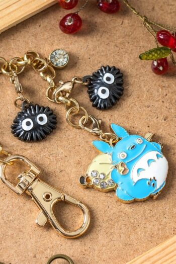 My Neighbor Totoro Charm Chain Keychain Middle Totoro