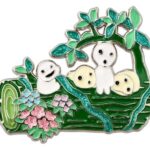 Princess Mononoke Metal Brooch Kodama