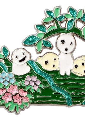 Princess Mononoke Metal Brooch Kodama