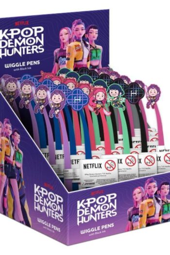 KPop Demon Hunters Wiggle Pens Display (30)