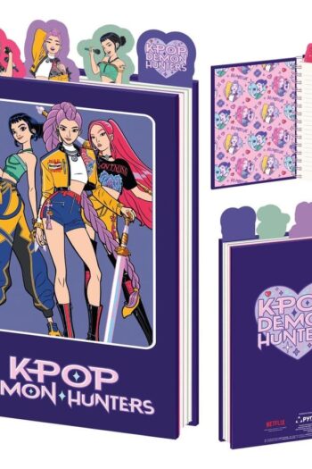KPop Demon Hunters Project Notebook A5 Hunter/X Display (10)
