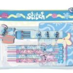 Lilo & Stitch Pouch Stationery Set In The Sun Display (6)