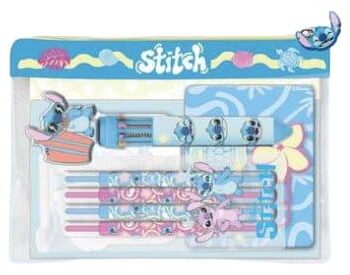 Lilo & Stitch Pouch Stationery Set In The Sun Display (6)