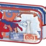 Spider-Man Pouch Stationery Set Red, White and Blue Display (6)