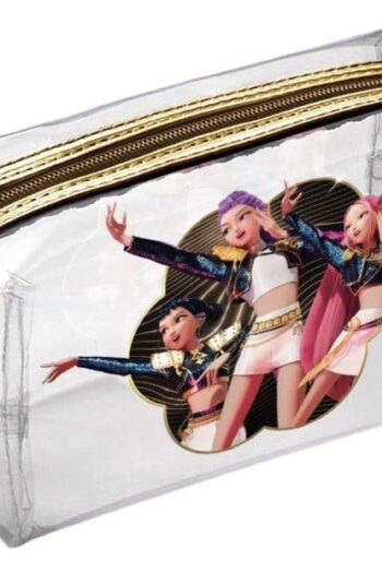 KPop Demon Hunters Transparent Pencil Case Golden Display (6)