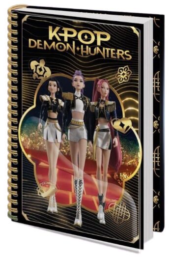 KPop Demon Hunters Notebook A5 Golden Display (12)