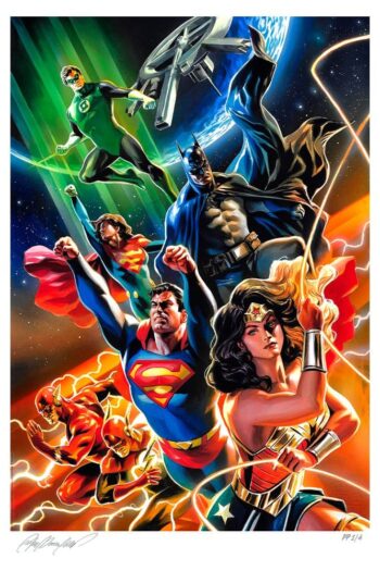 DC Comics Fine Art Print Justice League Unlimited 46 x 61 cm - unframed
