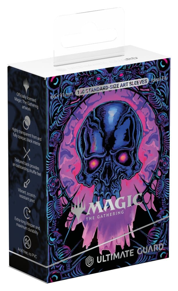 x_ugd012072 Ultimate Guard Art Sleeves Magic: The Gathering "Mana Token" - Swamp - immagine 1