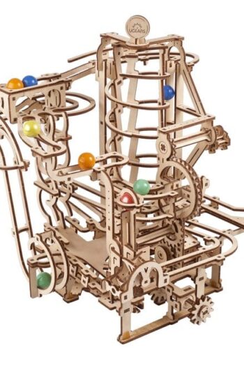 Ugears Wooden Model Kit Marble Run Spiral Hoist