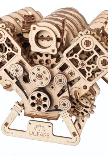 Ugears Wooden Model Kit V8 Engine