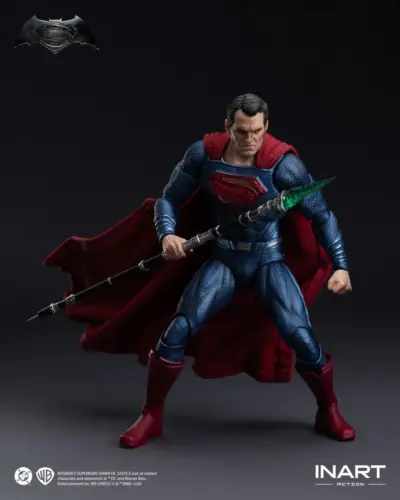 Bvs Dawn Of Justice Superman 1/12 Action Figure by Inart - immagine 19