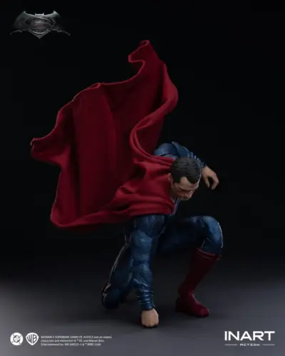 Bvs Dawn Of Justice Superman 1/12 Action Figure by Inart - immagine 20