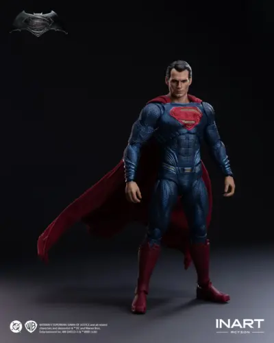 Bvs Dawn Of Justice Superman 1/12 Action Figure by Inart - immagine 21