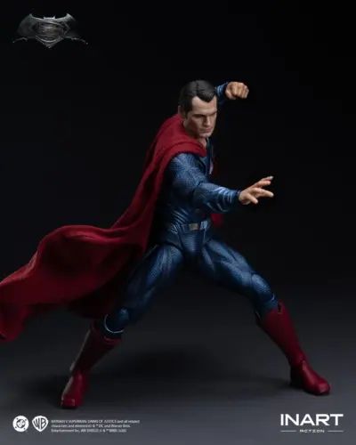 Bvs Dawn Of Justice Superman 1/12 Action Figure by Inart - immagine 12