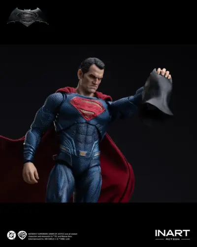 Bvs Dawn Of Justice Superman 1/12 Action Figure by Inart - immagine 7