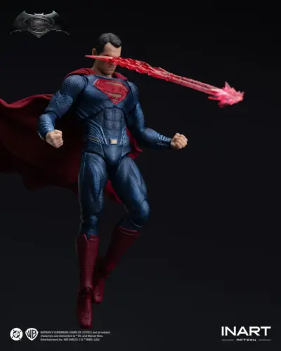 Bvs Dawn Of Justice Superman 1/12 Action Figure by Inart - immagine 17