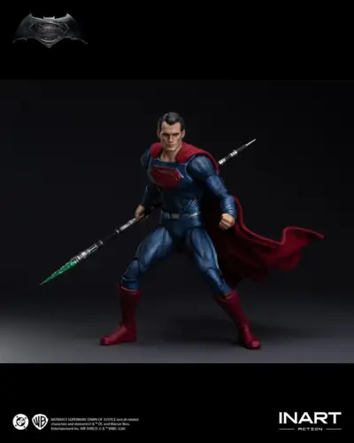 Bvs Dawn Of Justice Superman 1/12 Action Figure by Inart - immagine 8