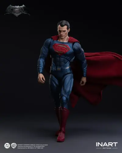 Bvs Dawn Of Justice Superman 1/12 Action Figure by Inart - immagine 11