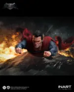 Bvs Dawn Of Justice Superman 1/12 Action Figure by Inart - immagine 4