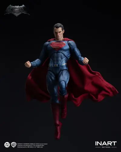 Bvs Dawn Of Justice Superman 1/12 Action Figure by Inart - immagine 18