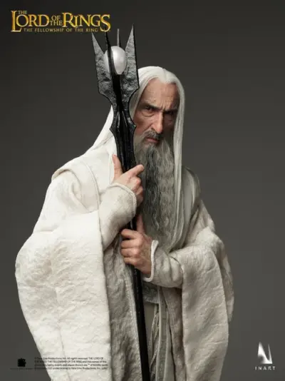 The Lord of the Rings The Fellowship of the Ring - Saruman 1/6 Collectible Figure By Inart - immagine 14