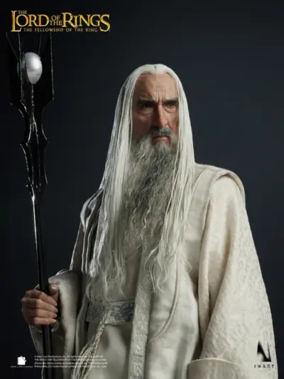 The Lord of the Rings The Fellowship of the Ring - Saruman 1/6 Collectible Figure By Inart - immagine 15