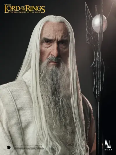 The Lord of the Rings The Fellowship of the Ring - Saruman 1/6 Collectible Figure By Inart - immagine 5