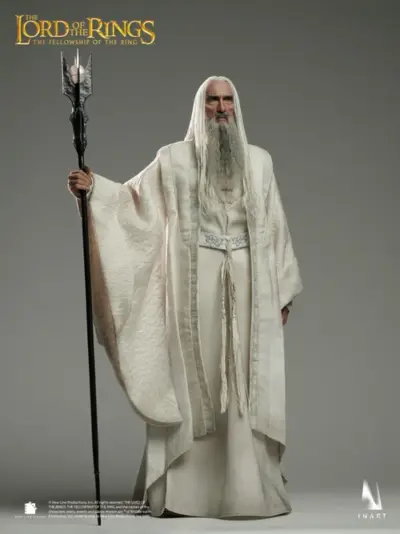 The Lord of the Rings The Fellowship of the Ring - Saruman 1/6 Collectible Figure By Inart - immagine 7