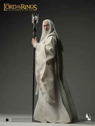 The Lord of the Rings The Fellowship of the Ring - Saruman 1/6 Collectible Figure By Inart - immagine 8