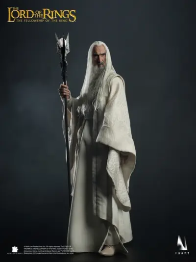The Lord of the Rings The Fellowship of the Ring - Saruman 1/6 Collectible Figure By Inart - immagine 9