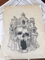 Masters of the Universe Castle Grayskull Mark Taylor Sketch Concept Custom Model 45 cm - immagine 5