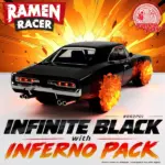 #RR2P01 - Ramen Racer 2.0 - Infinite Black with Inferno Pack by Ramen Toy - immagine 2