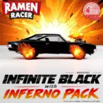 #RR2P01 - Ramen Racer 2.0 - Infinite Black with Inferno Pack by Ramen Toy - immagine 3