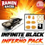 #RR2P01 - Ramen Racer 2.0 - Infinite Black with Inferno Pack by Ramen Toy - immagine 4