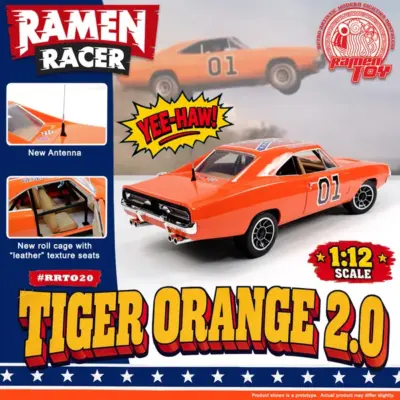 #RRTO20 - Ramen Racer - Tiger Orange 2.0 by Ramen Toy - immagine 2