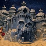 Masters of the Universe Castle Grayskull Mark Taylor Sketch Concept Custom Model 45 cm