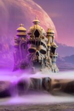 Masters of the Universe Castle Grayskull Mark Taylor Sketch Concept Custom Model 45 cm - immagine 3