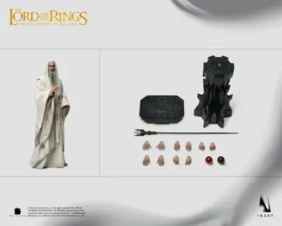 The Lord of the Rings The Fellowship of the Ring - Saruman 1/6 Collectible Figure By Inart - immagine 2