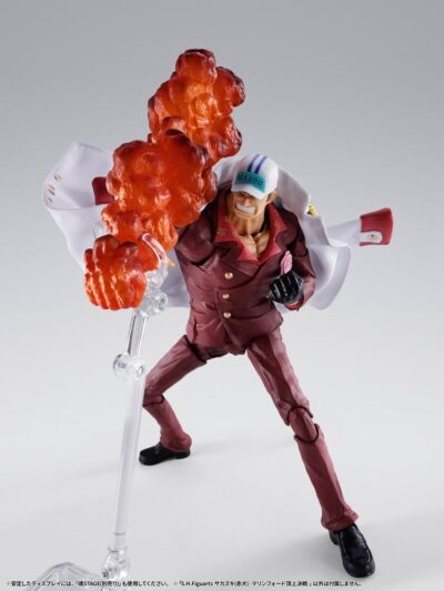One Piece S.H.Figuarts Action Figure Sakazuki (Akainu) -Marineford- 20 cm by Bandai - immagine 5